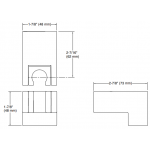 Kohler K-26309T-2MB STATEMENT 掛牆式手持花灑支架 (羅曼黃銅)